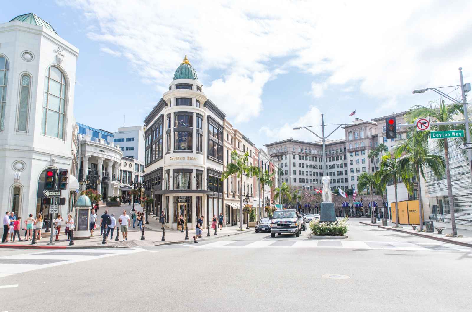 Rodeo Drive in Beverly Hills California